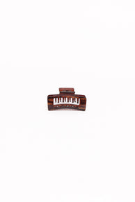 Petal and Pup USA ACCESSORIES Walker Hair Clip - Brown One Size