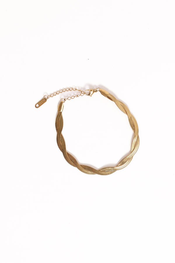 Petal and Pup USA ACCESSORIES Watson Bracelet - Gold One Size