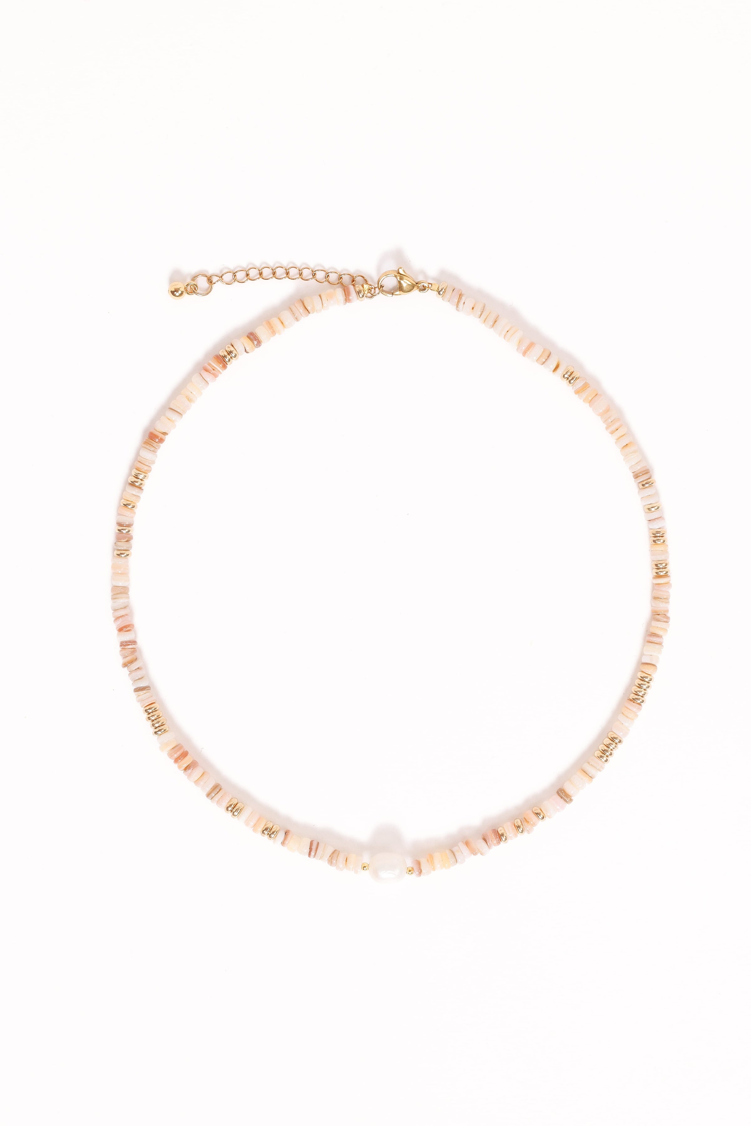 Petal and Pup USA ACCESSORIES Ziva Necklace - White One Size