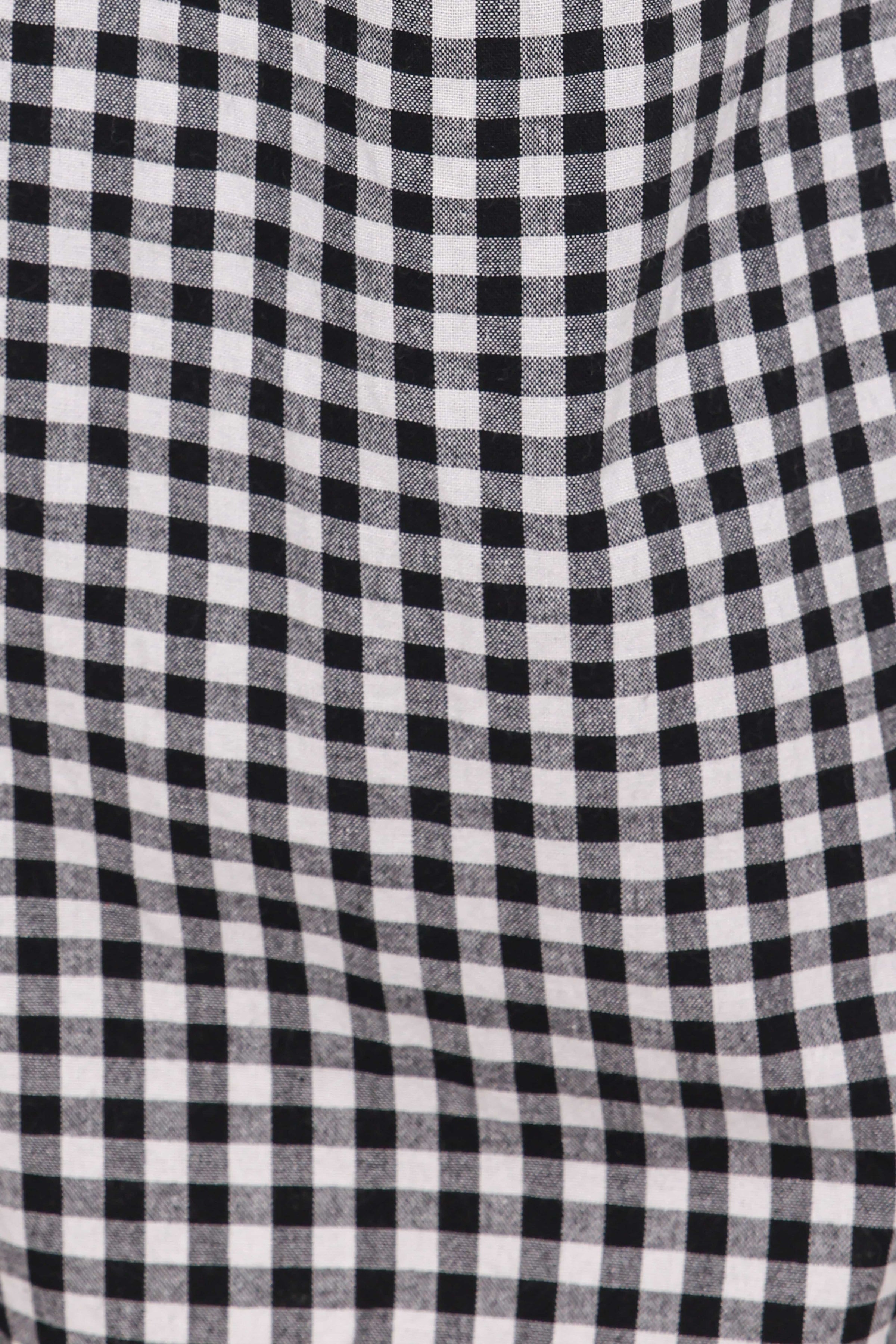 Petal and Pup USA BOTTOMS Abbott Pants - Black Gingham