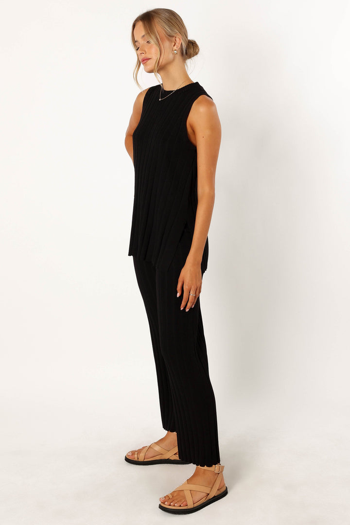 Agnes Knit Pant Black Petal & Pup USA