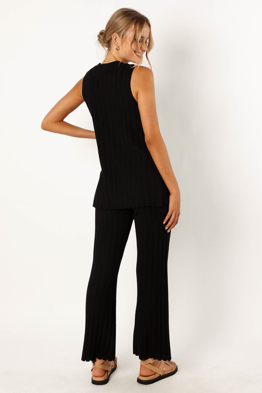 Agnes Knit Pant Black Petal & Pup USA