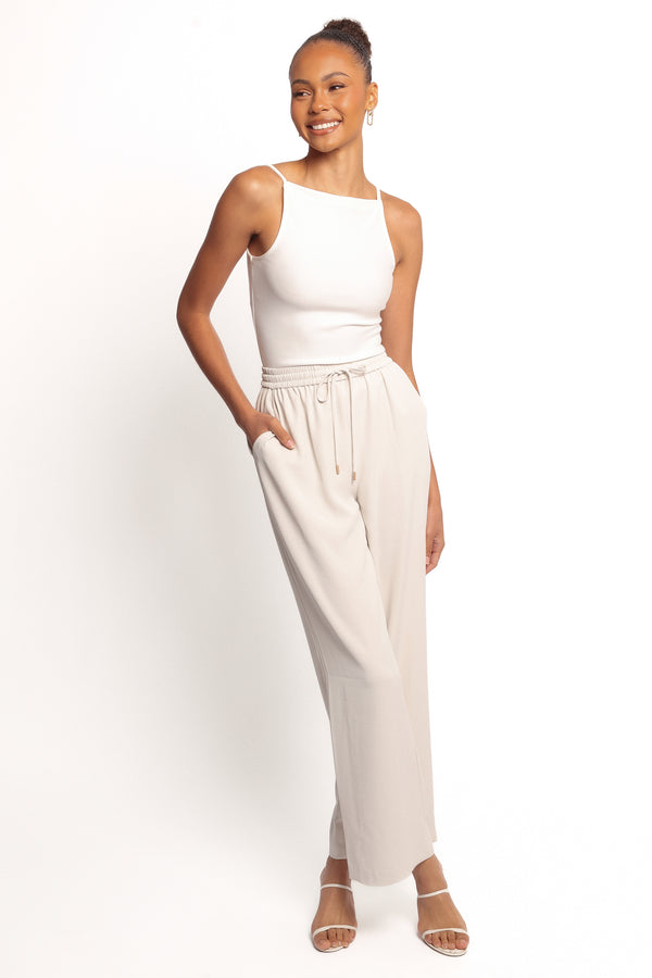 Petal and Pup USA BOTTOMS Aisling Pants - Oyster