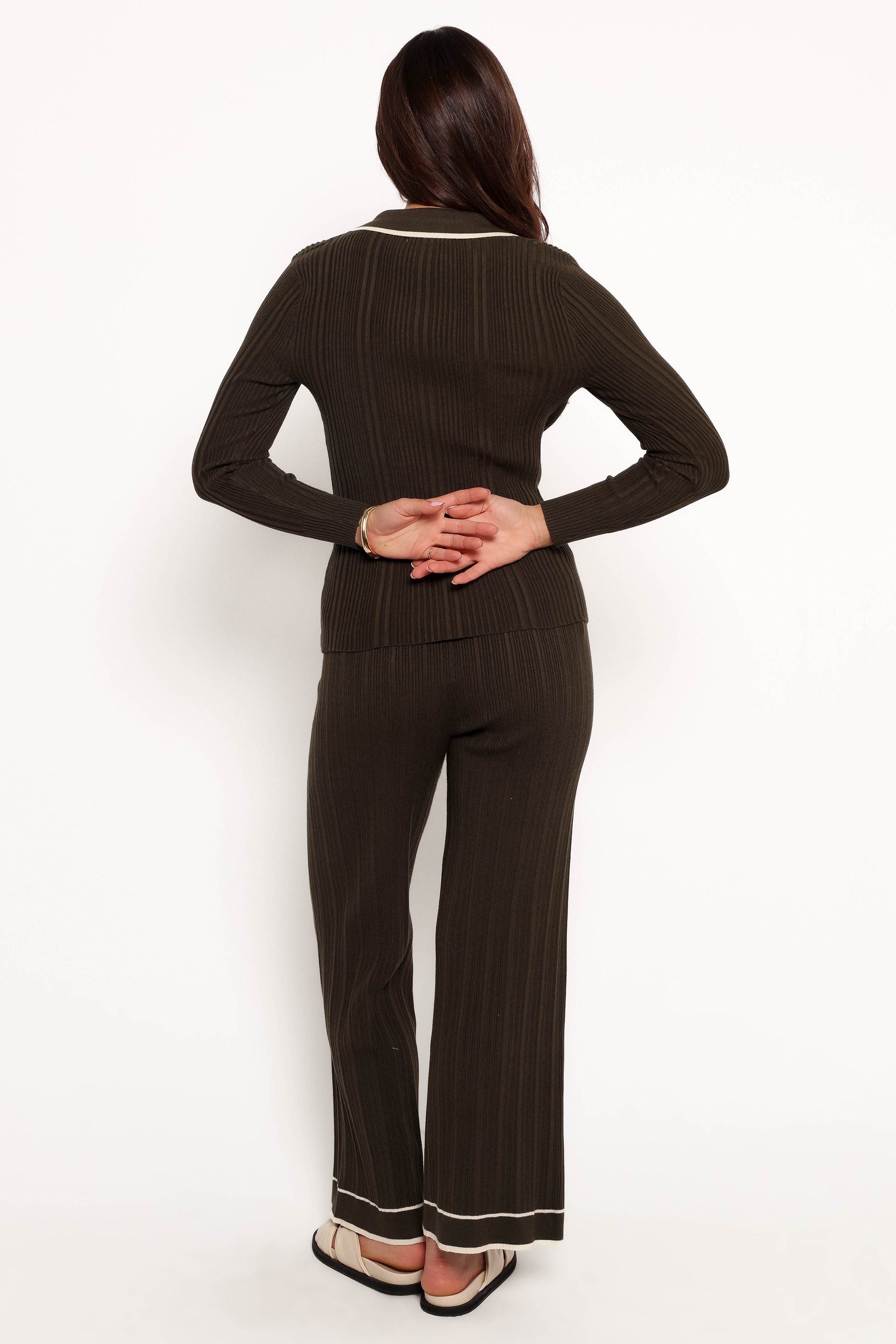 Petal and Pup USA BOTTOMS Alondra Knit Pant - Olive