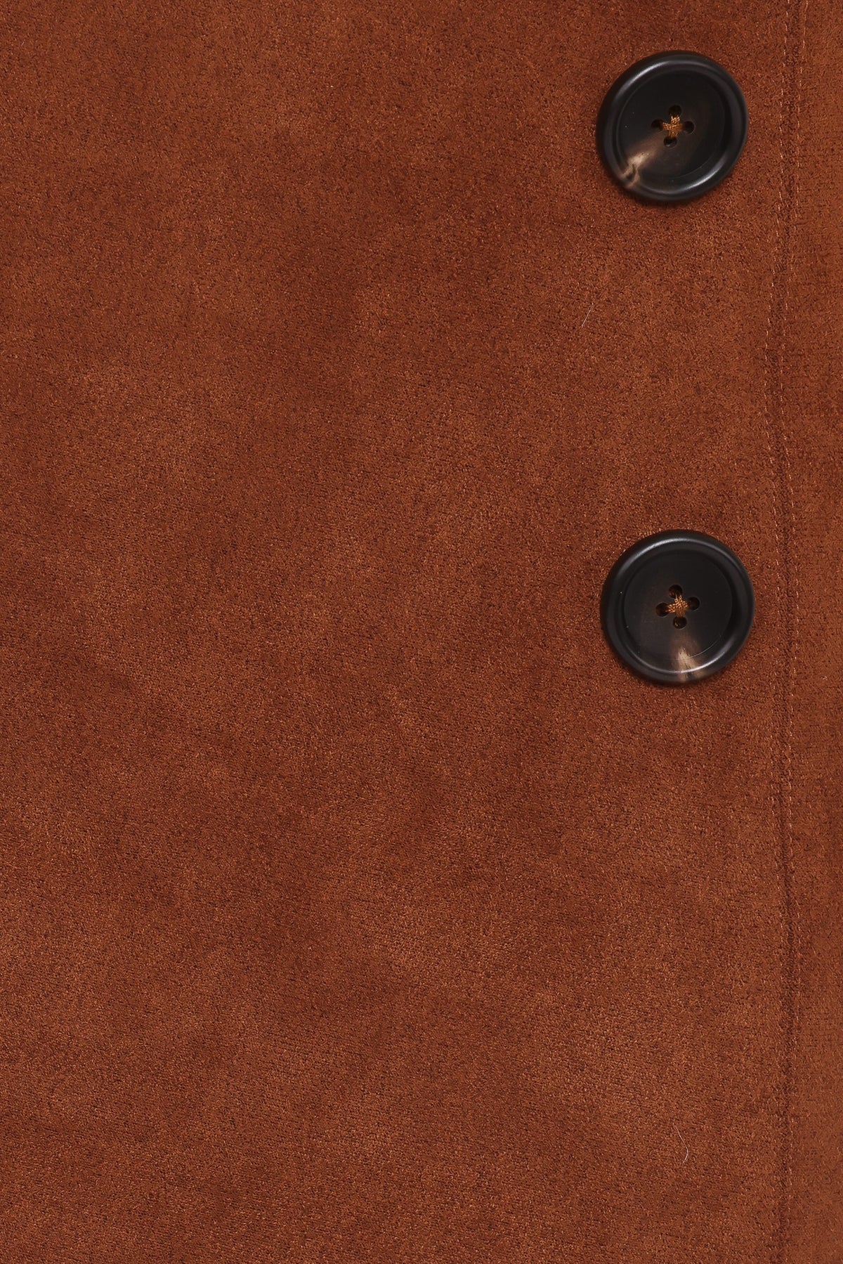 Petal and Pup USA BOTTOMS Arnie Faux Suede Mini Skirt - Copper Tan
