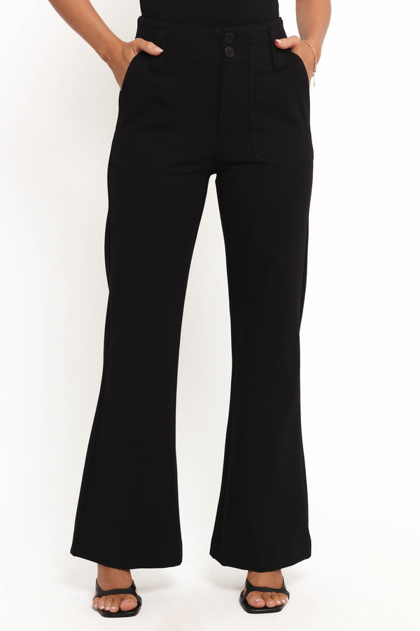 Petal and Pup USA BOTTOMS Bimmi Flare Pant - Black (Hold for Rack)