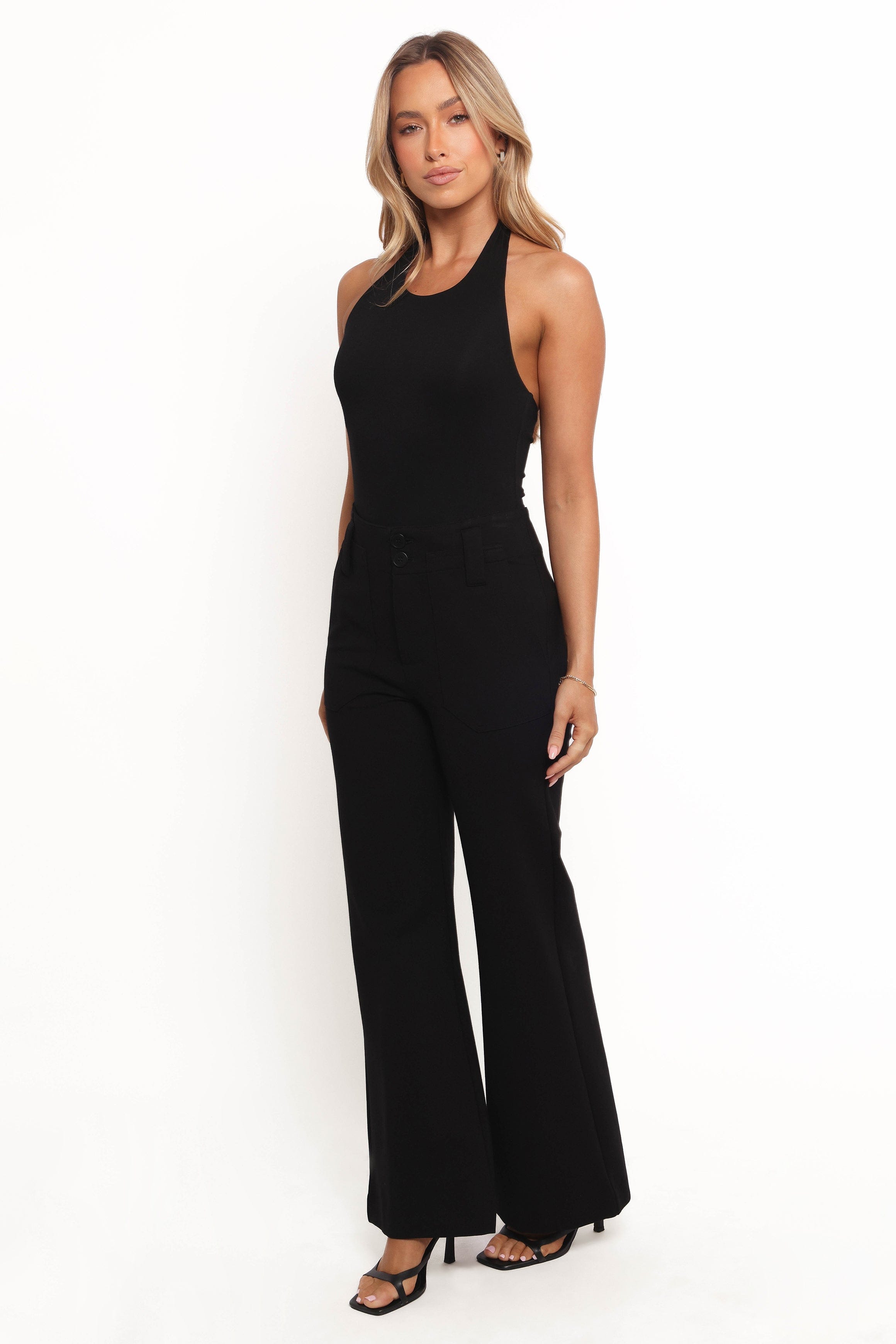 Petal and Pup USA BOTTOMS Bimmi Flare Pant - Black (Hold for Rack)