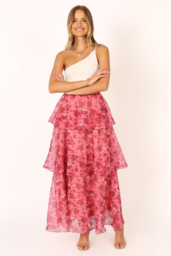 Petal and Pup USA BOTTOMS Blaise Frill Skirt - Pink