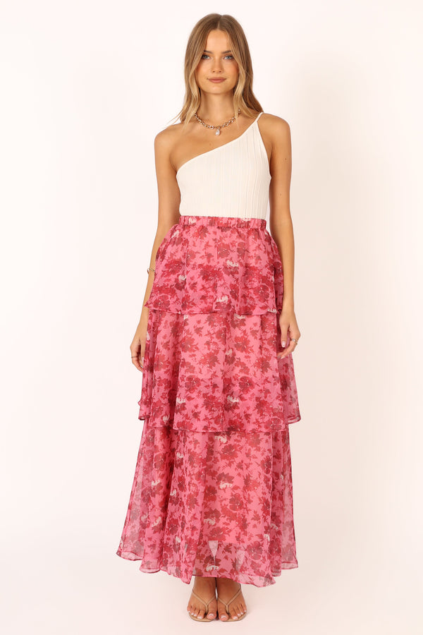 Petal and Pup USA BOTTOMS Blaise Frill Skirt - Pink