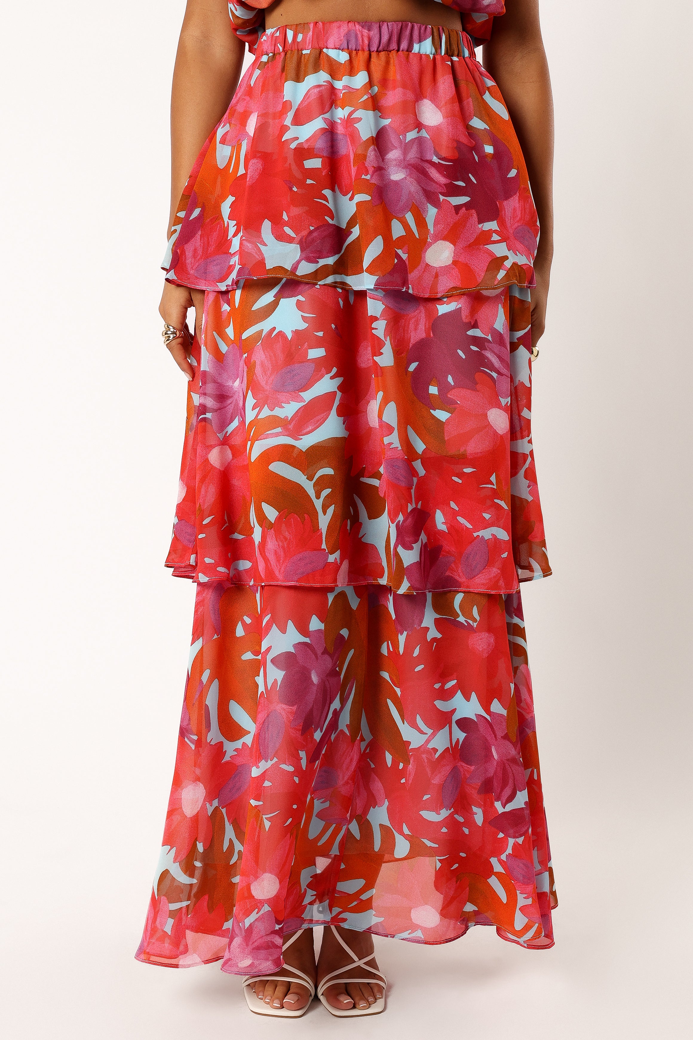 Petal and Pup USA BOTTOMS Blaise Frill Skirt - Pink Azalea