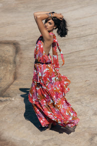 Petal and Pup USA BOTTOMS Blaise Frill Skirt - Pink Azalea