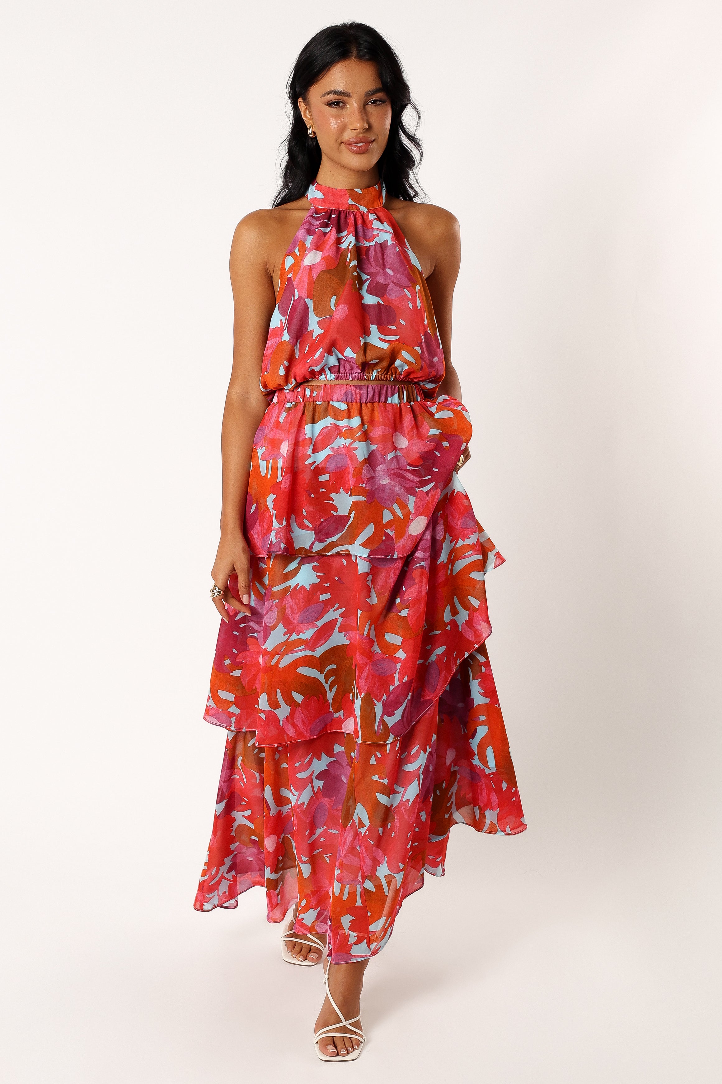 Petal and Pup USA BOTTOMS Blaise Frill Skirt - Pink Azalea