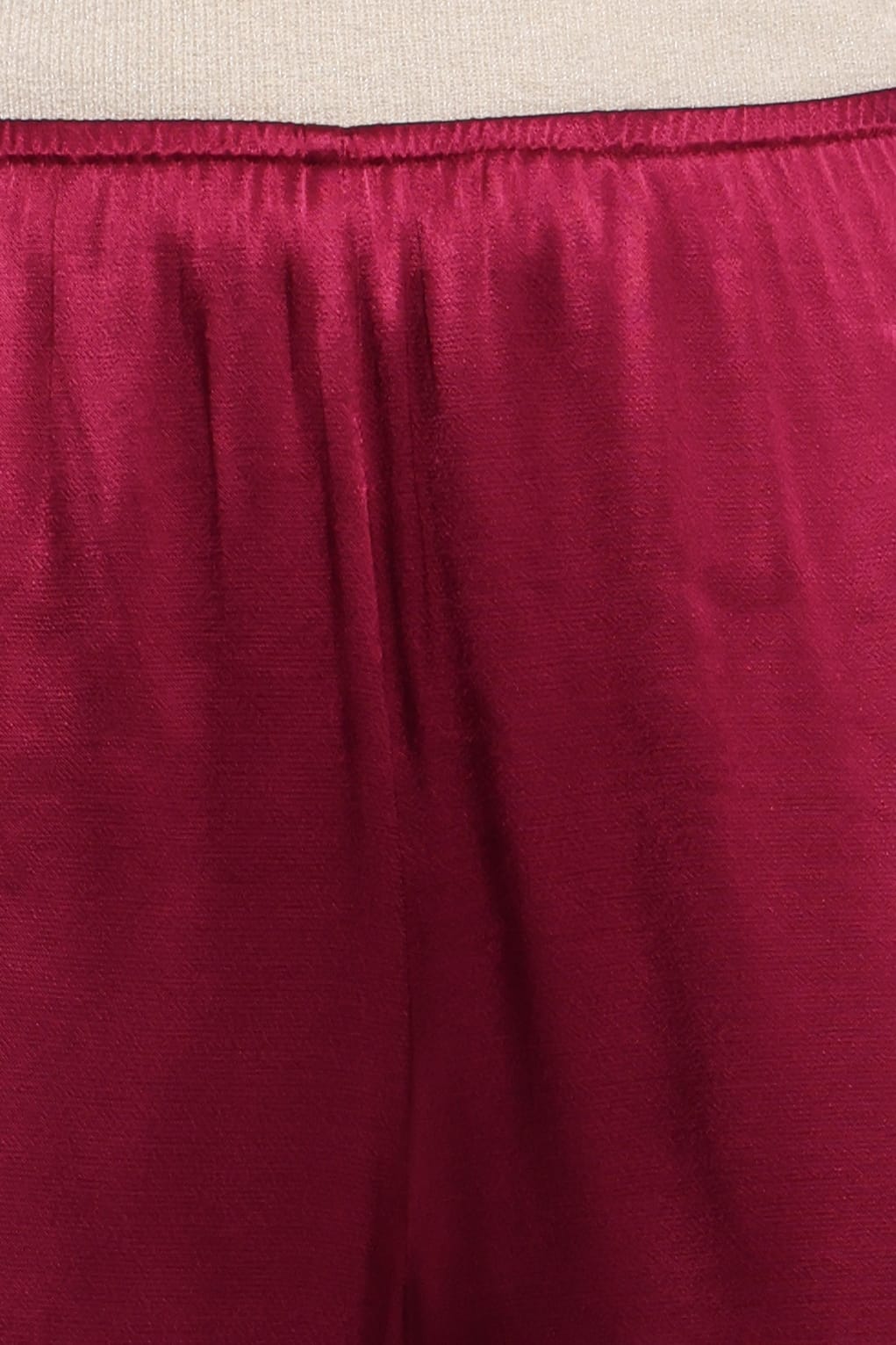 Petal and Pup USA BOTTOMS Carissa Satin Pants - Berry