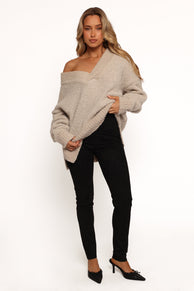 Petal and Pup USA BOTTOMS Carolyn Faux Suede Pant - Black