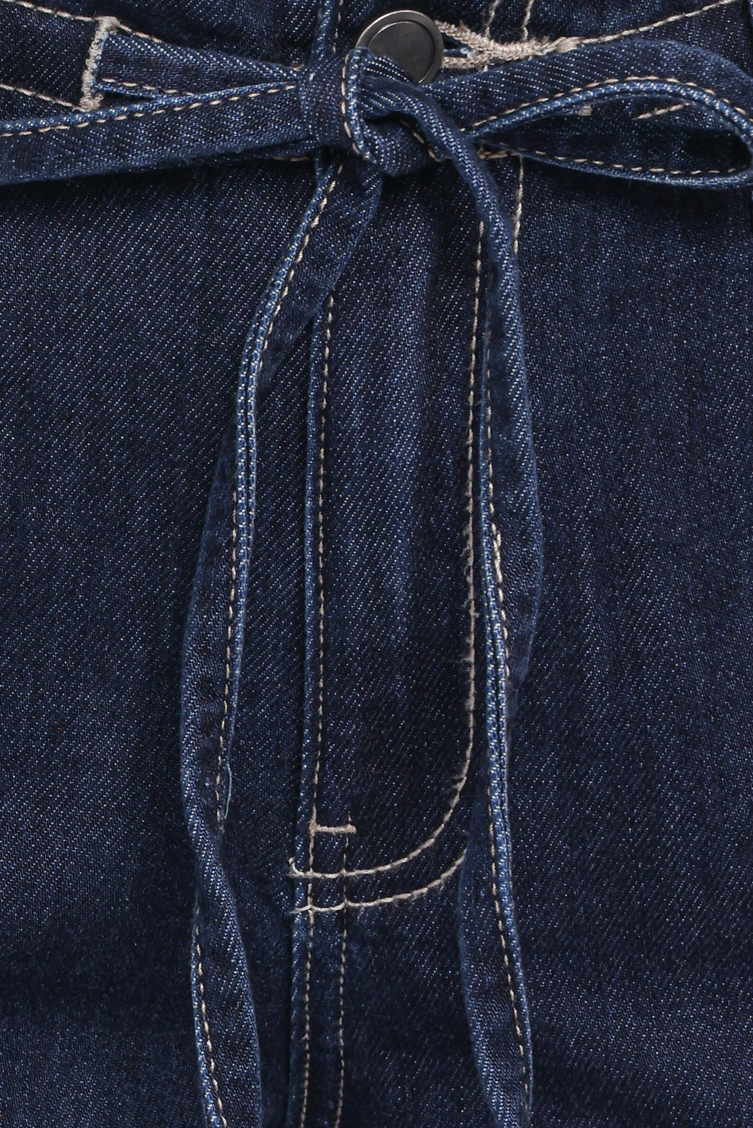 Petal and Pup USA BOTTOMS Clover Drawstring Wide Leg Jeans - Dark Wash