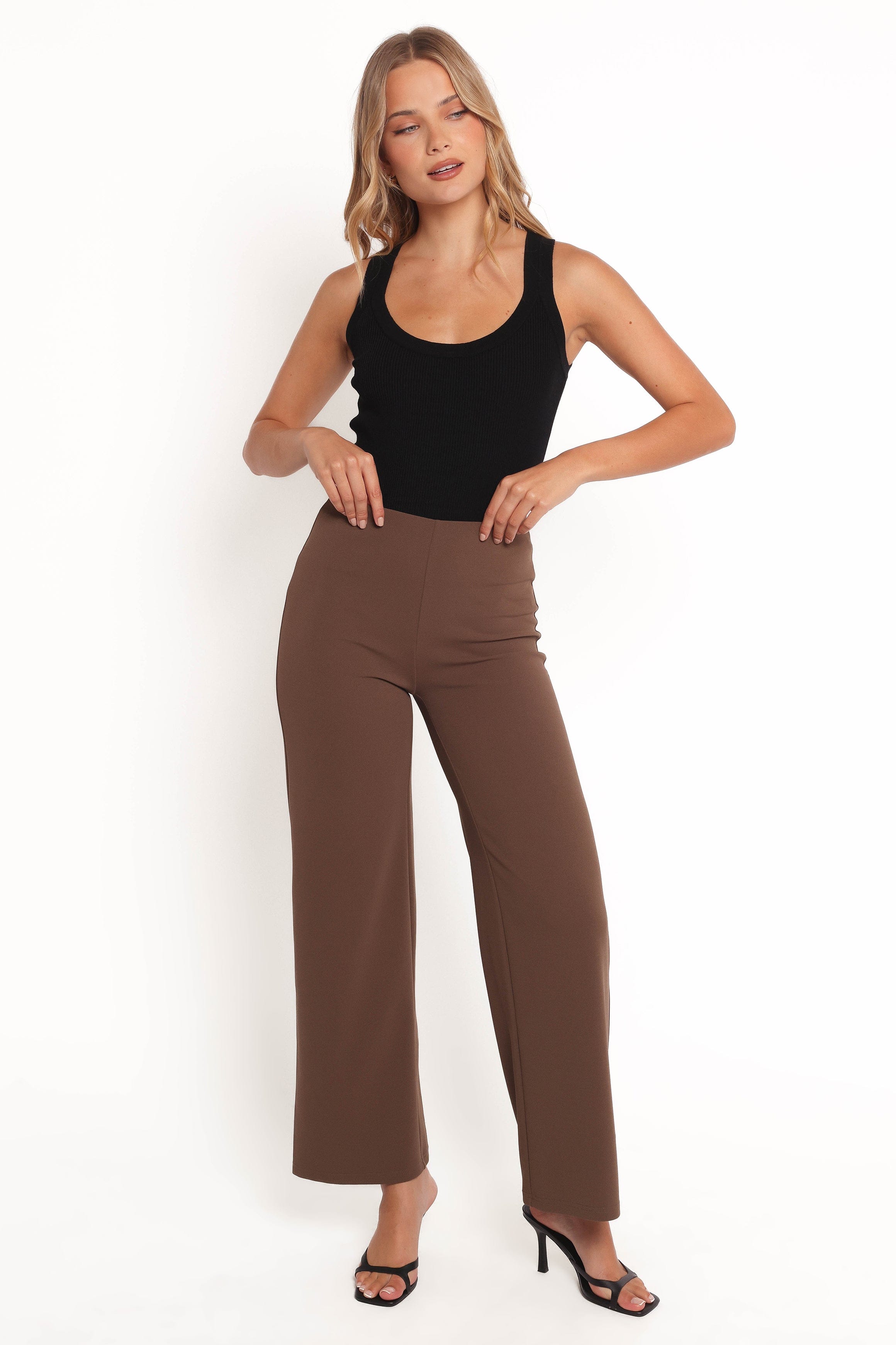 Petal and Pup USA BOTTOMS Colette Pants - Brown