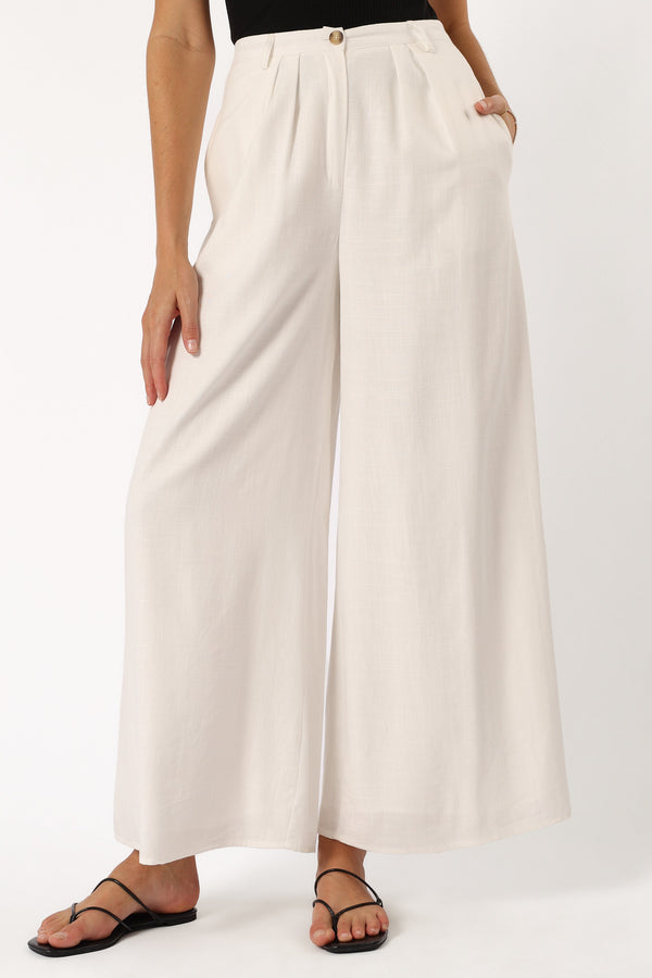 Petal and Pup USA BOTTOMS Colleen Pant - White
