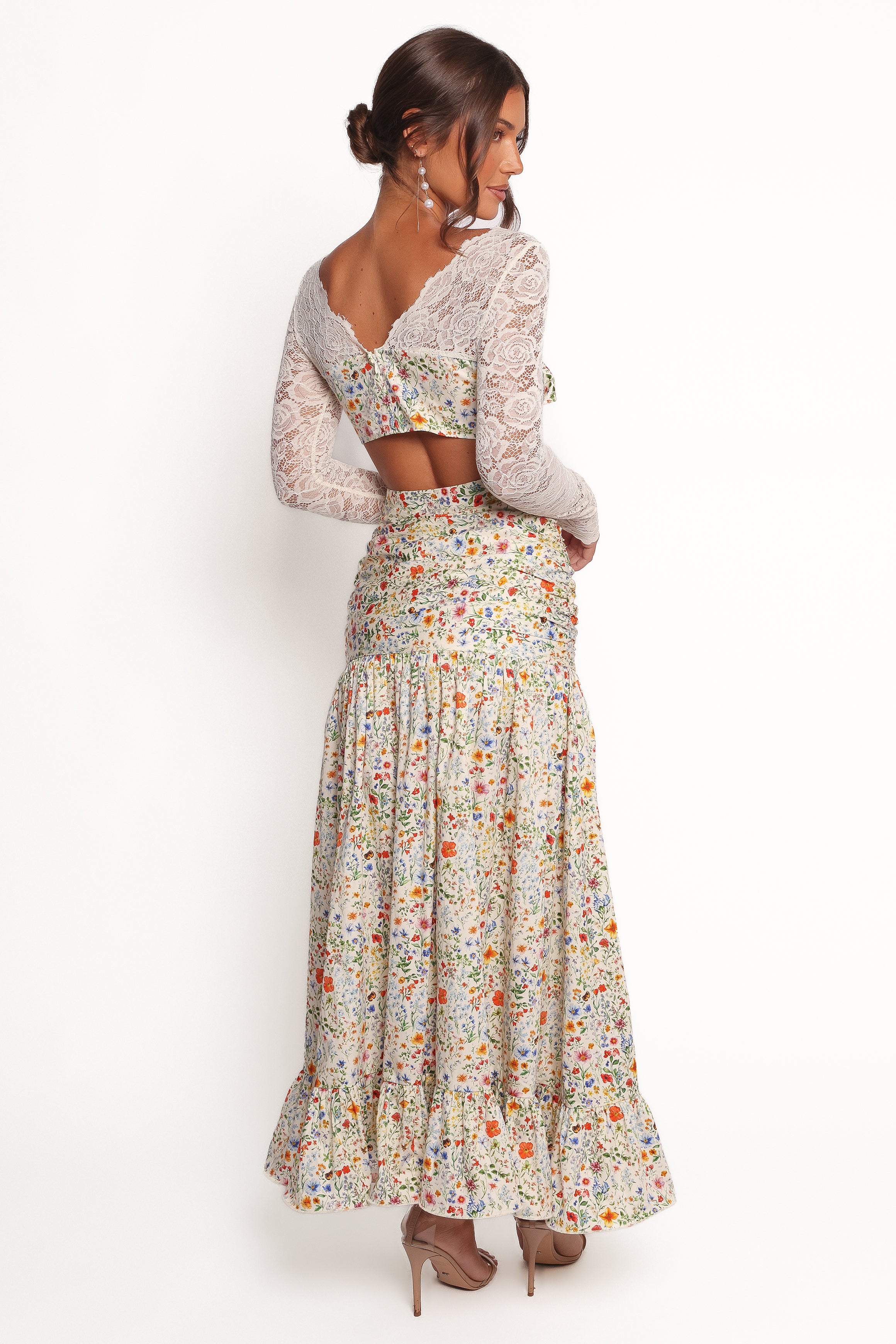Petal and Pup USA BOTTOMS Dara Maxi Skirt - Garden Floral