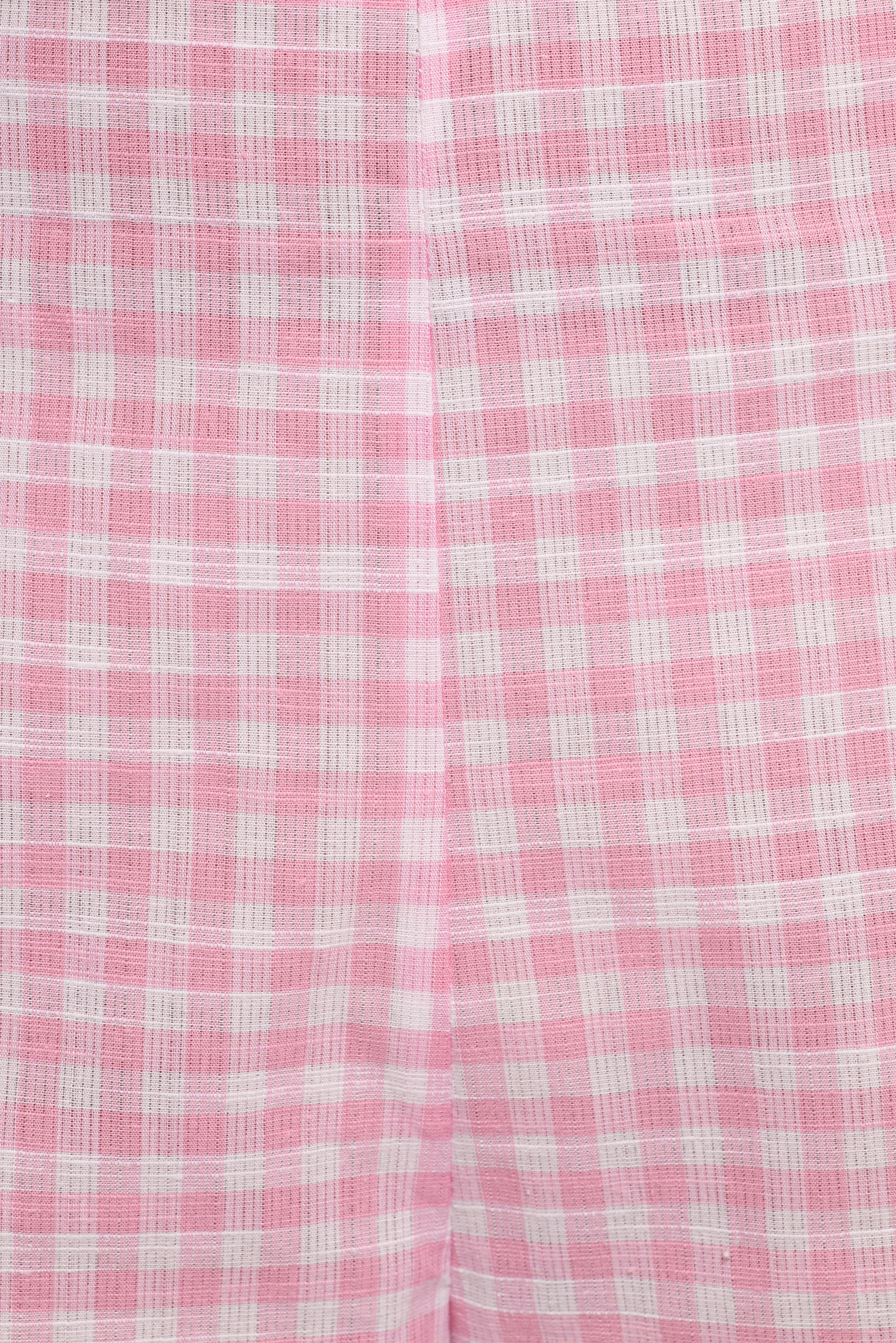 Petal and Pup USA BOTTOMS Devlin Cotton Pant - Pink Gingham