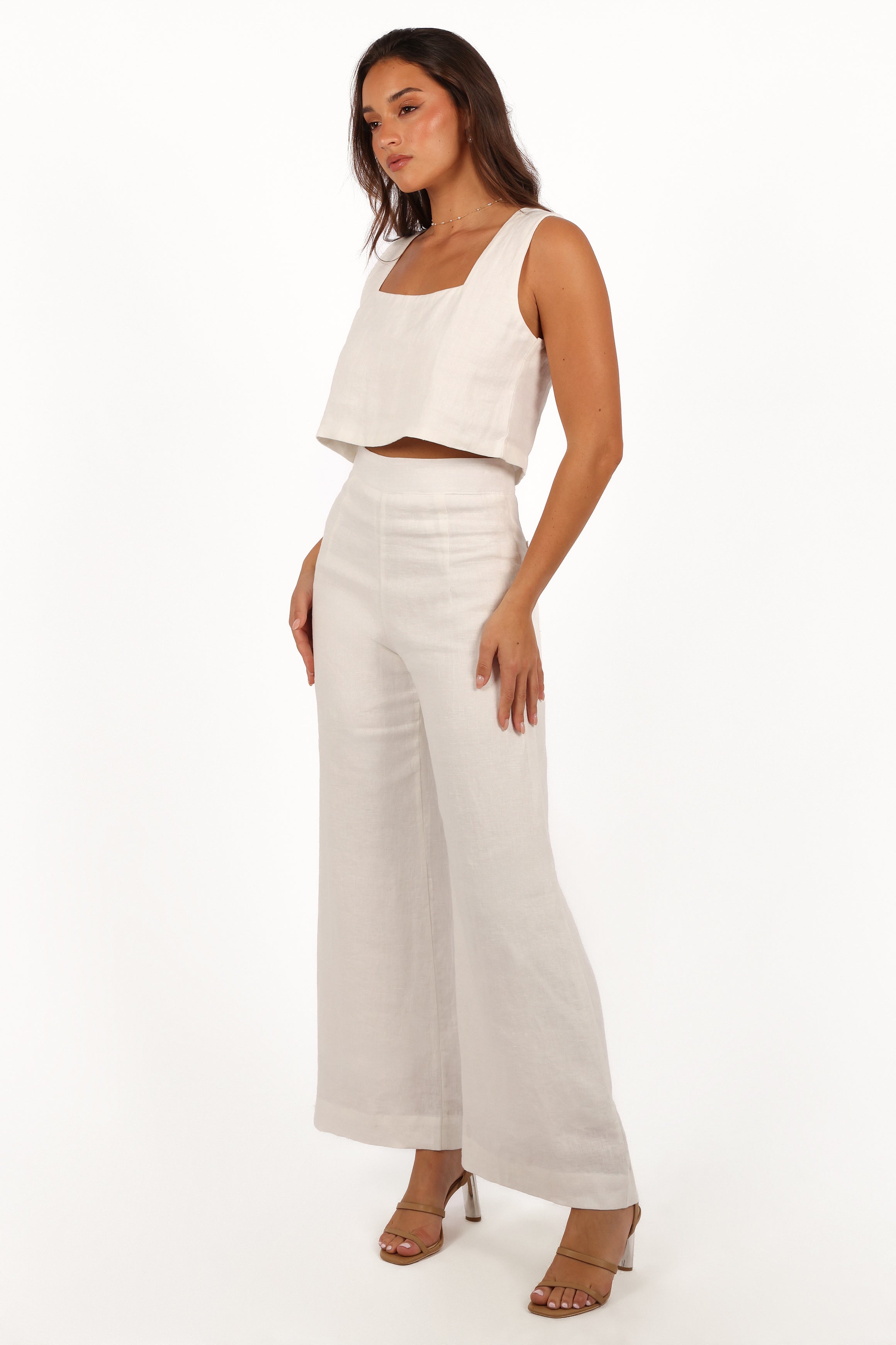 Petal and Pup USA BOTTOMS Devlin Pant - Cloud White