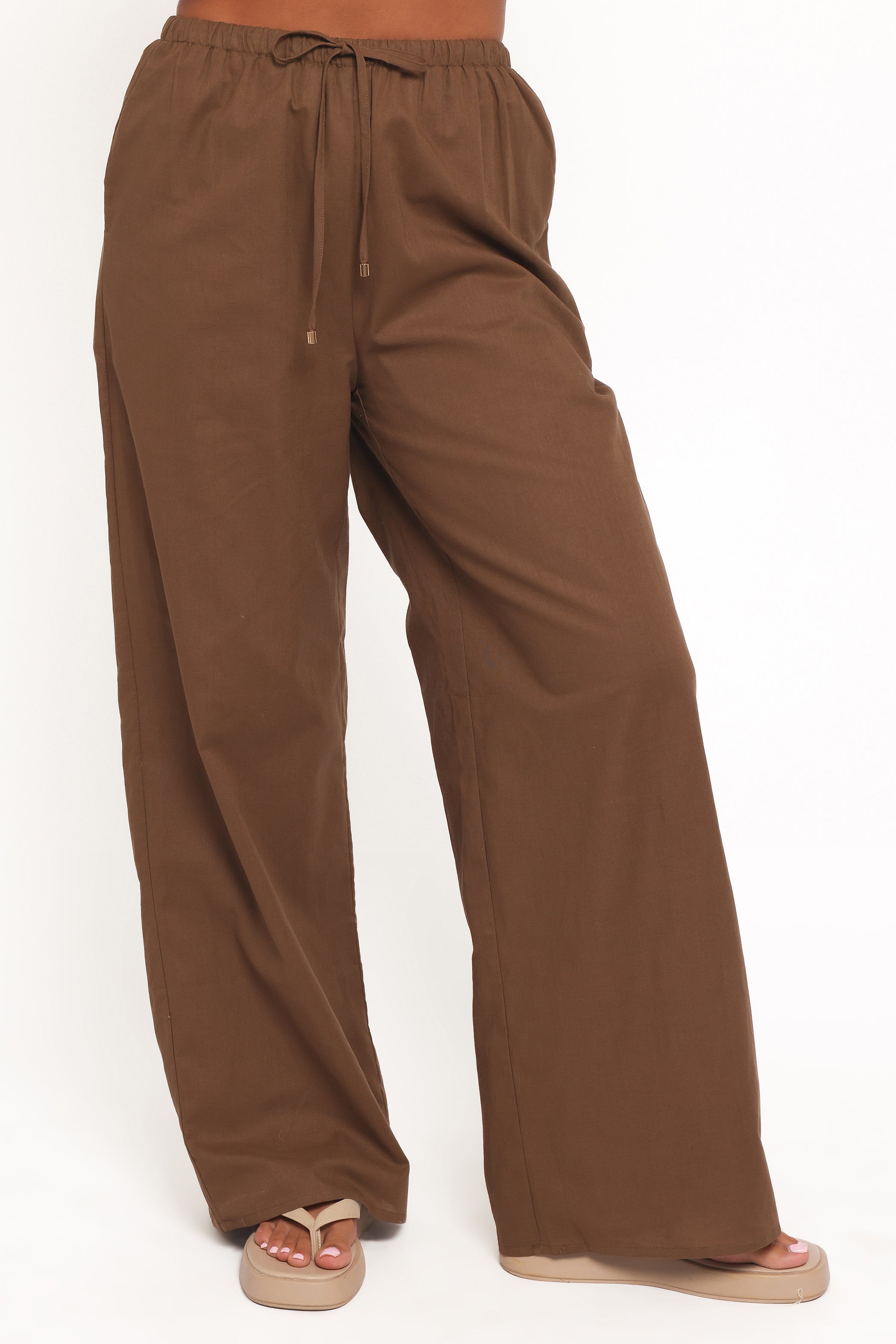 Petal and Pup USA BOTTOMS Ember Cotton Pants - Brown