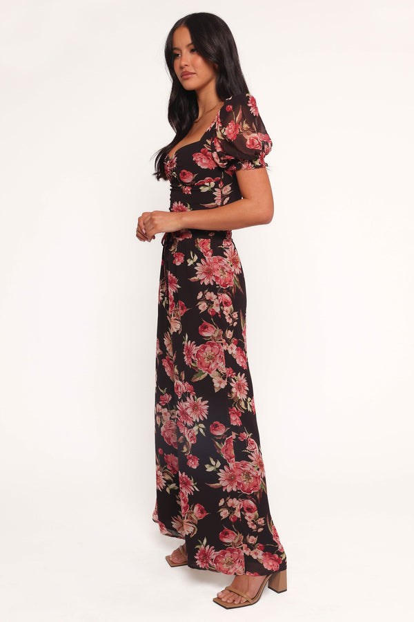 Petal and Pup USA BOTTOMS Estie Pants - Black Floral (Hold for Rack)