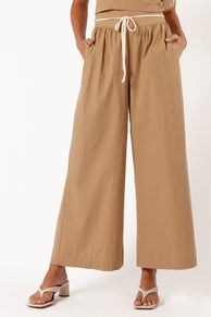 Petal and Pup USA BOTTOMS Everly Pants - Tan