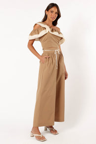 Petal and Pup USA BOTTOMS Everly Pants - Tan