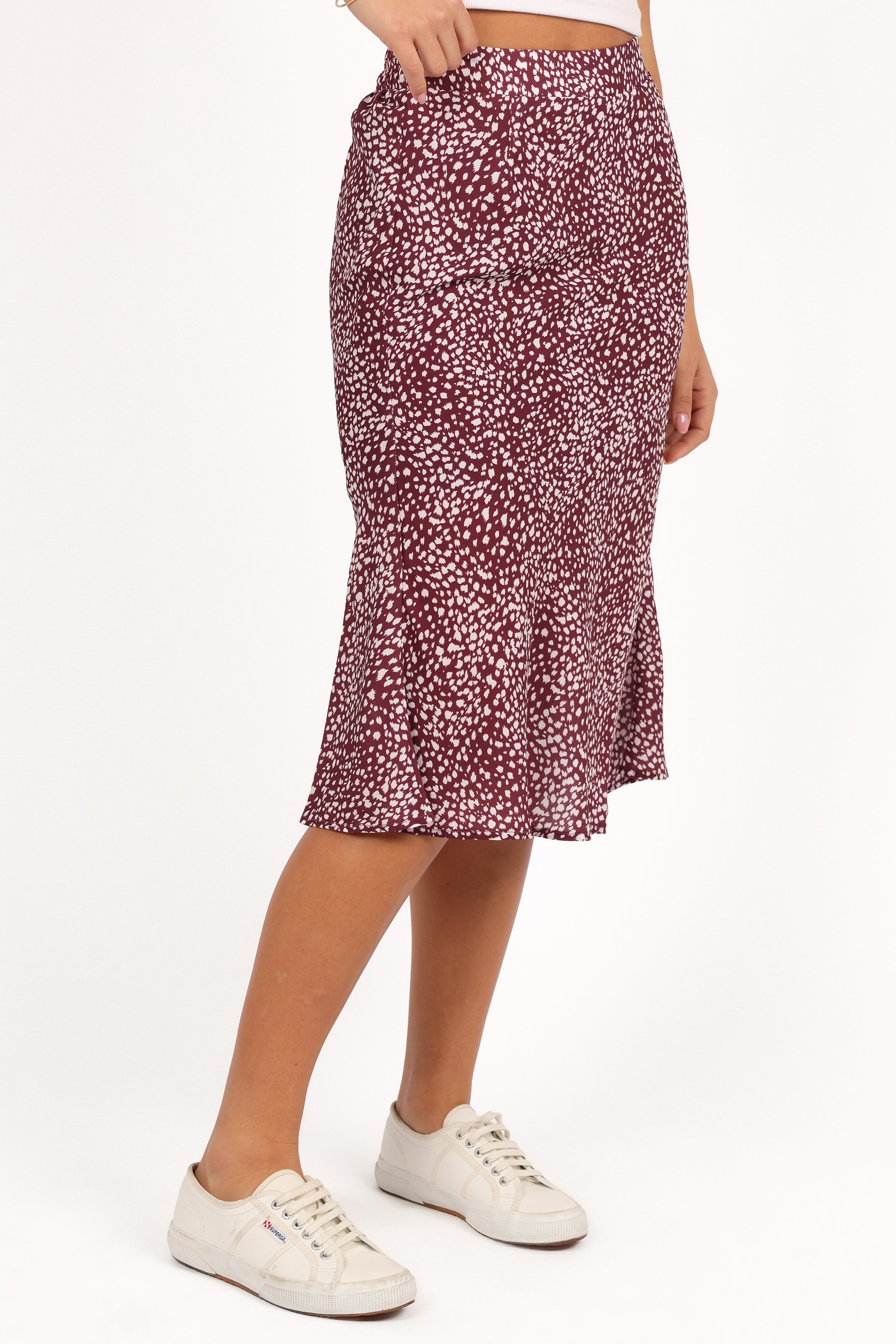 Petal and Pup USA BOTTOMS Falco Skirt - Burgundy