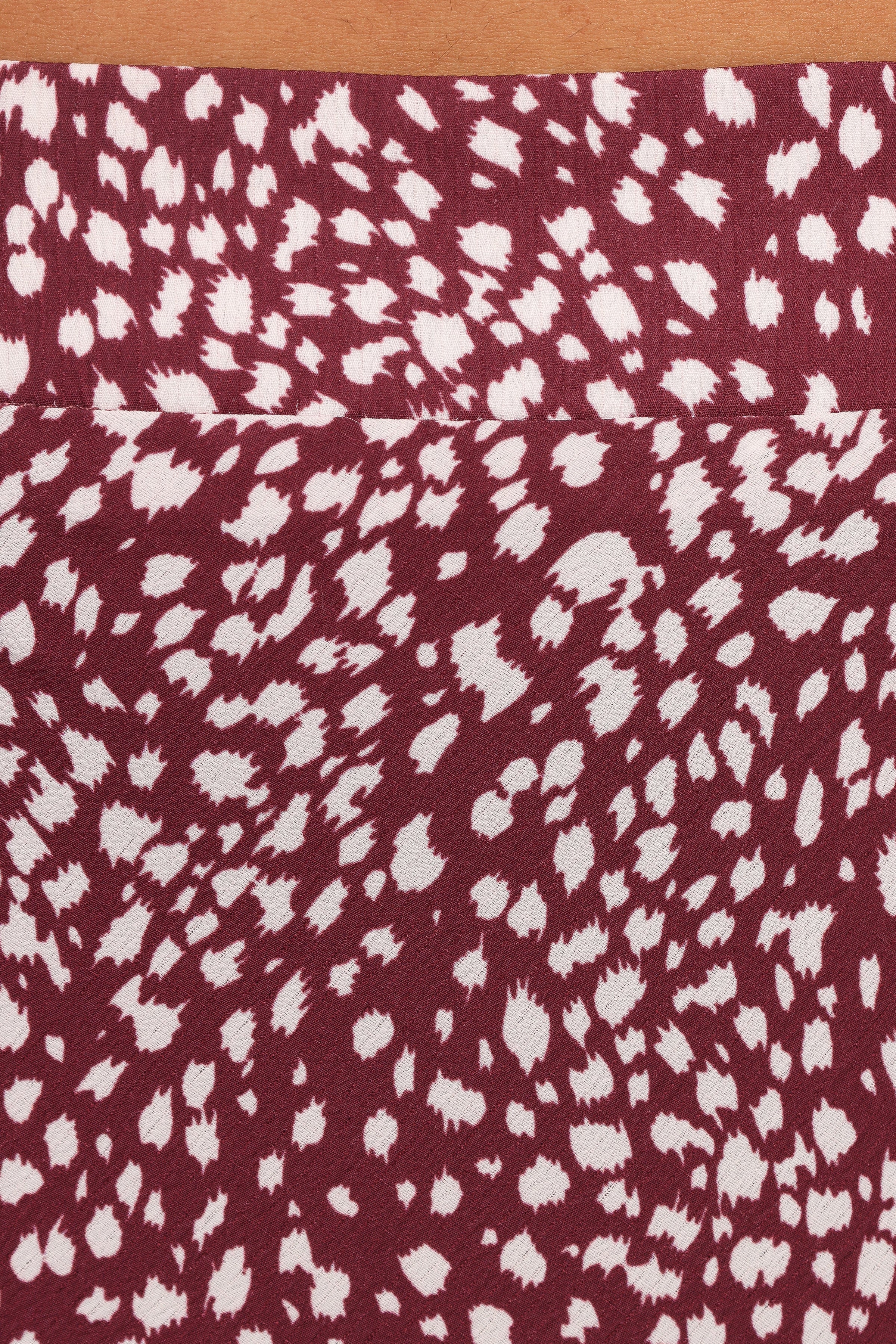 Petal and Pup USA BOTTOMS Falco Skirt - Burgundy