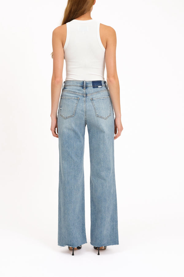 Petal and Pup USA BOTTOMS Far Out Wide Leg Jean - Fools Gold