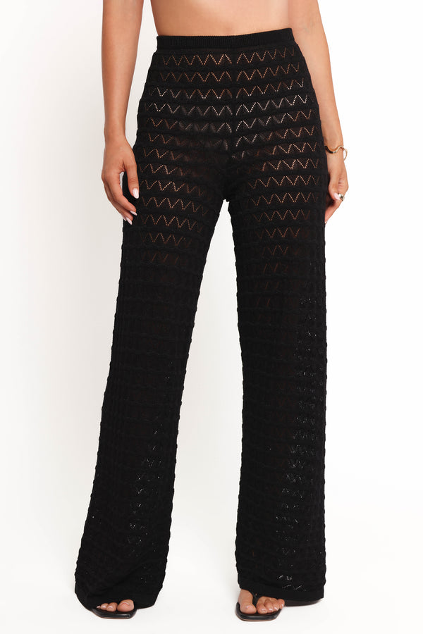 Petal and Pup USA BOTTOMS Fiore Pants - Black
