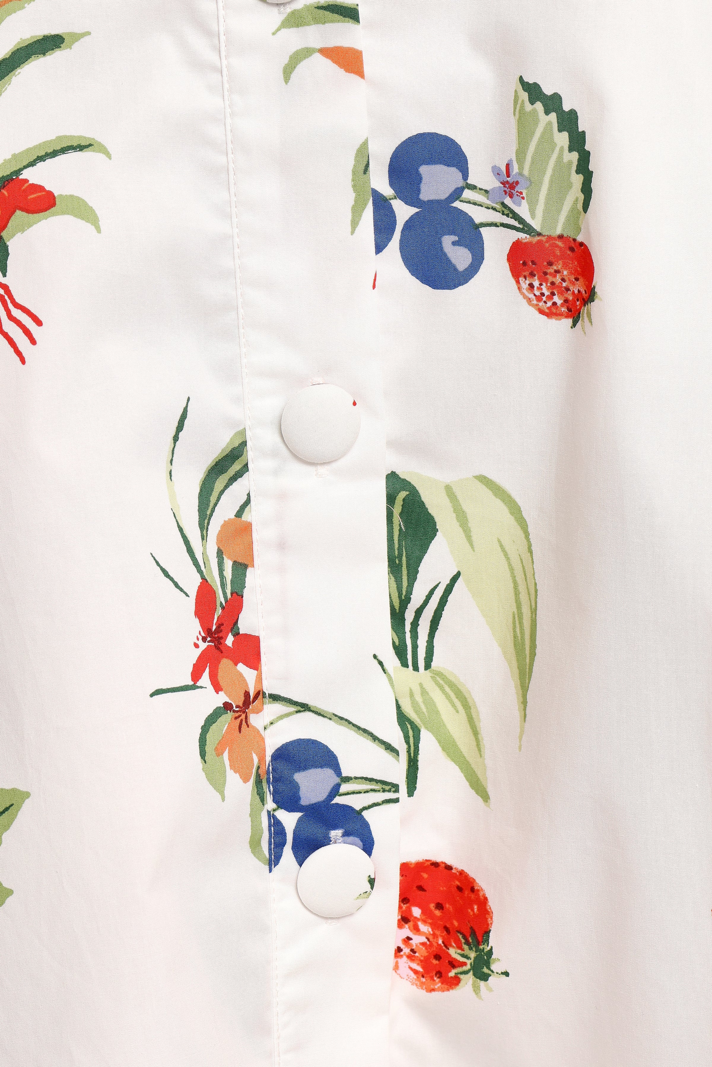 Petal and Pup USA BOTTOMS Geneva Midi Skirt - Off White Red