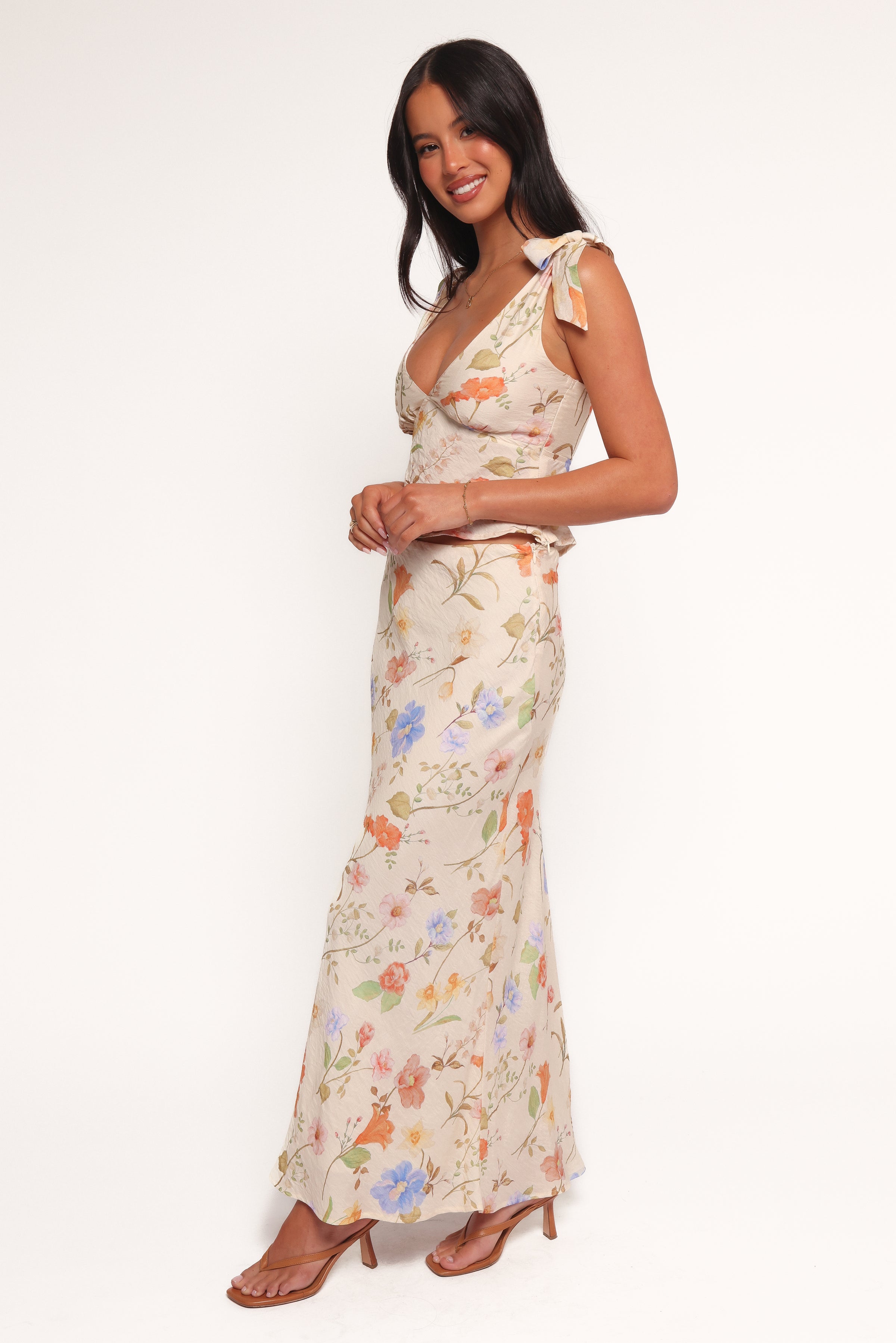 Petal and Pup USA BOTTOMS Giarda Maxi Skirt - Floral