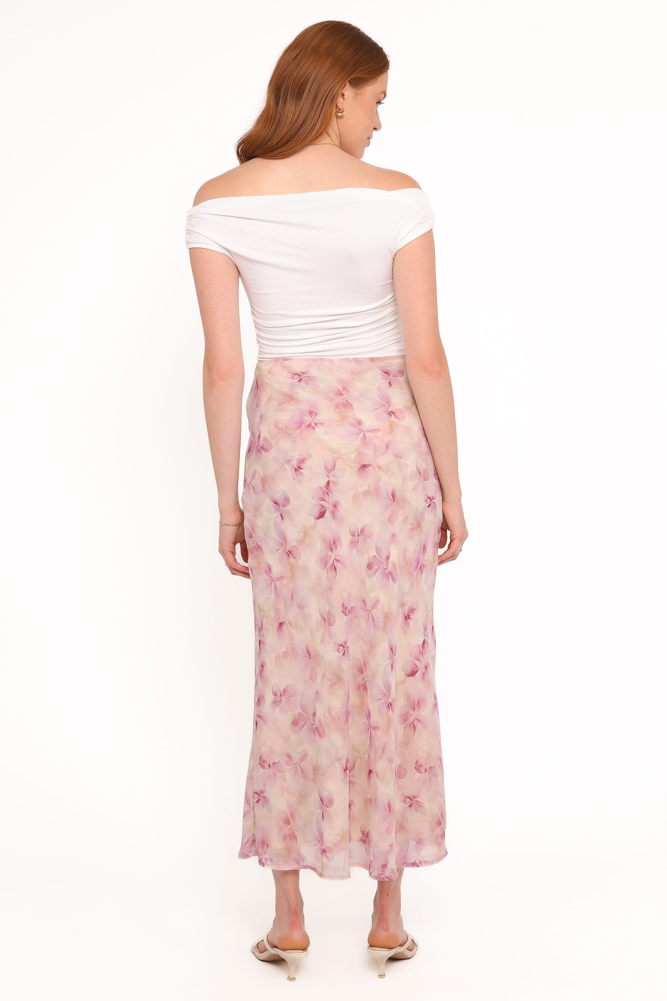 Petal and Pup USA BOTTOMS Giarda Maxi Skirt - Pink Floral