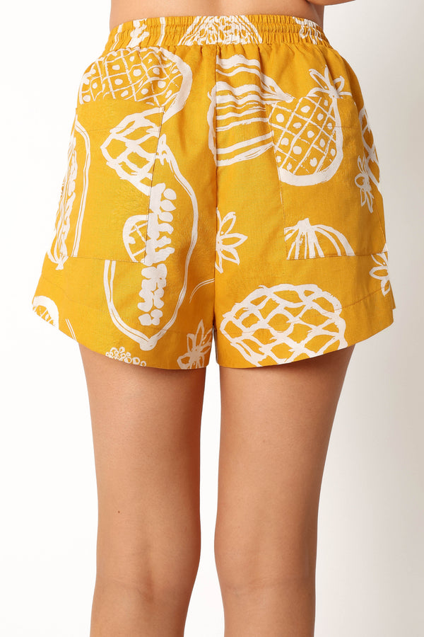 Petal and Pup USA BOTTOMS Honey Shorts - Yellow