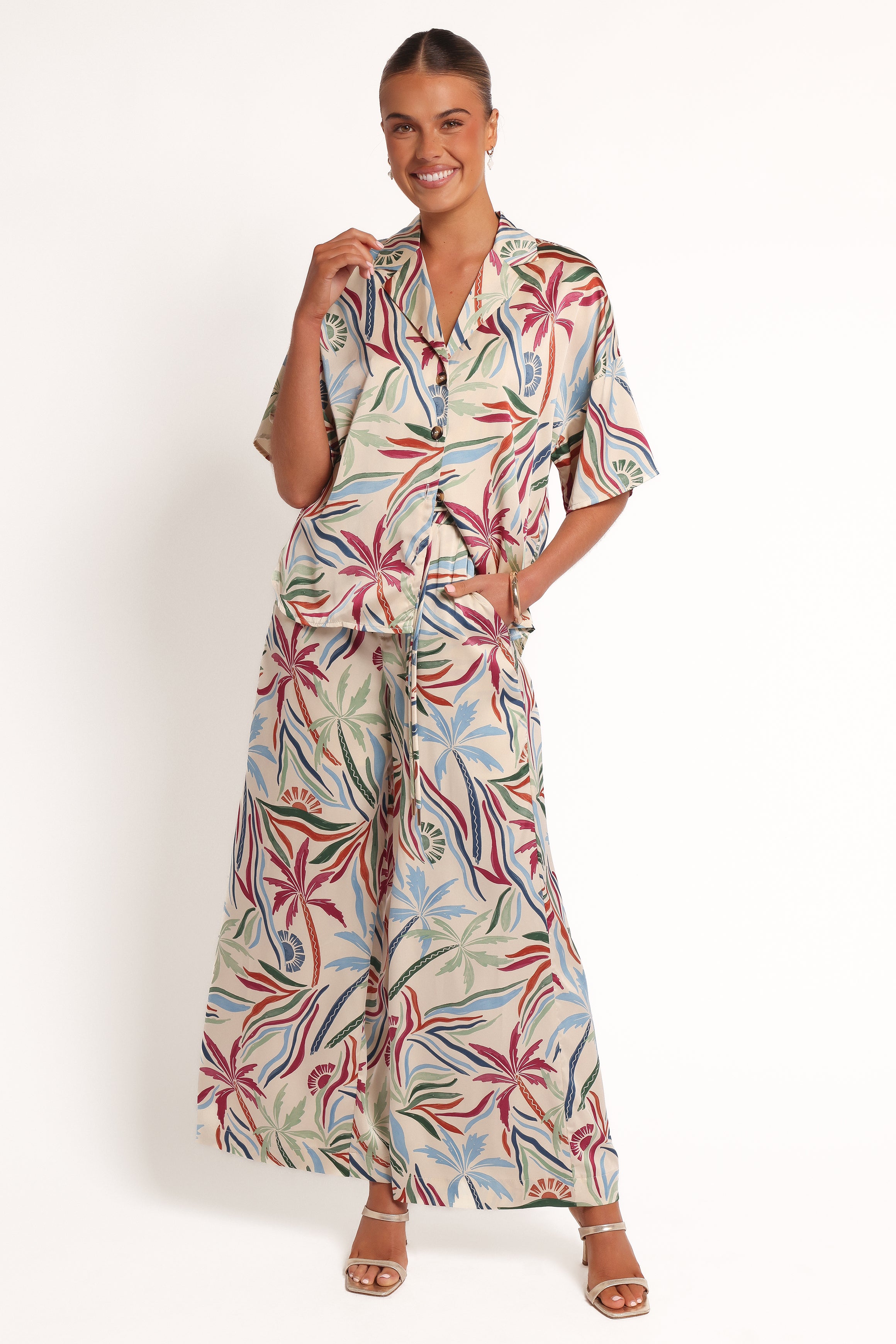 Petal and Pup USA BOTTOMS Illoura Pant - Tahitian Tide