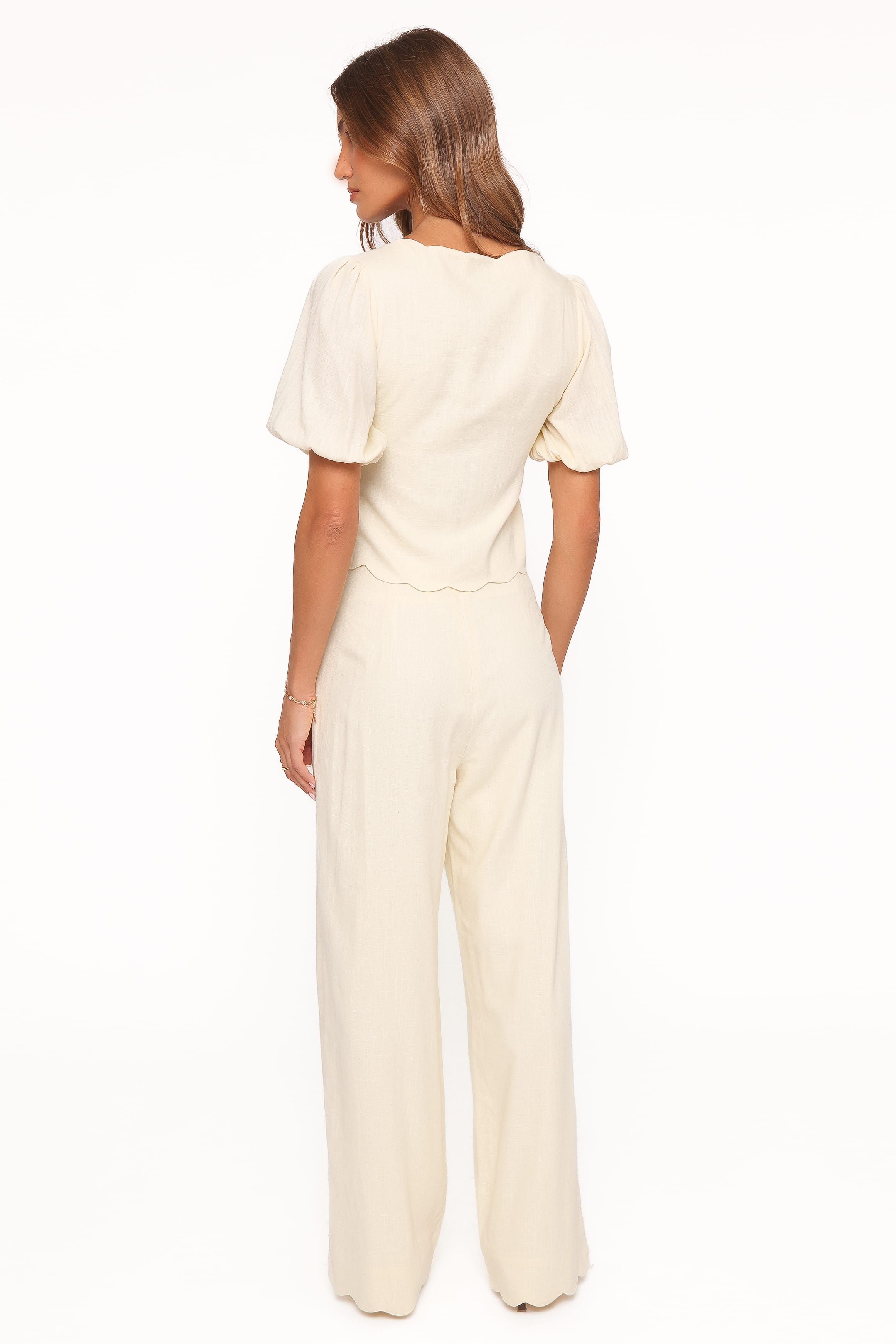 パンツ MASU 22SS SCALLOP FLARE PANTS スカラップフレアパンツ エム