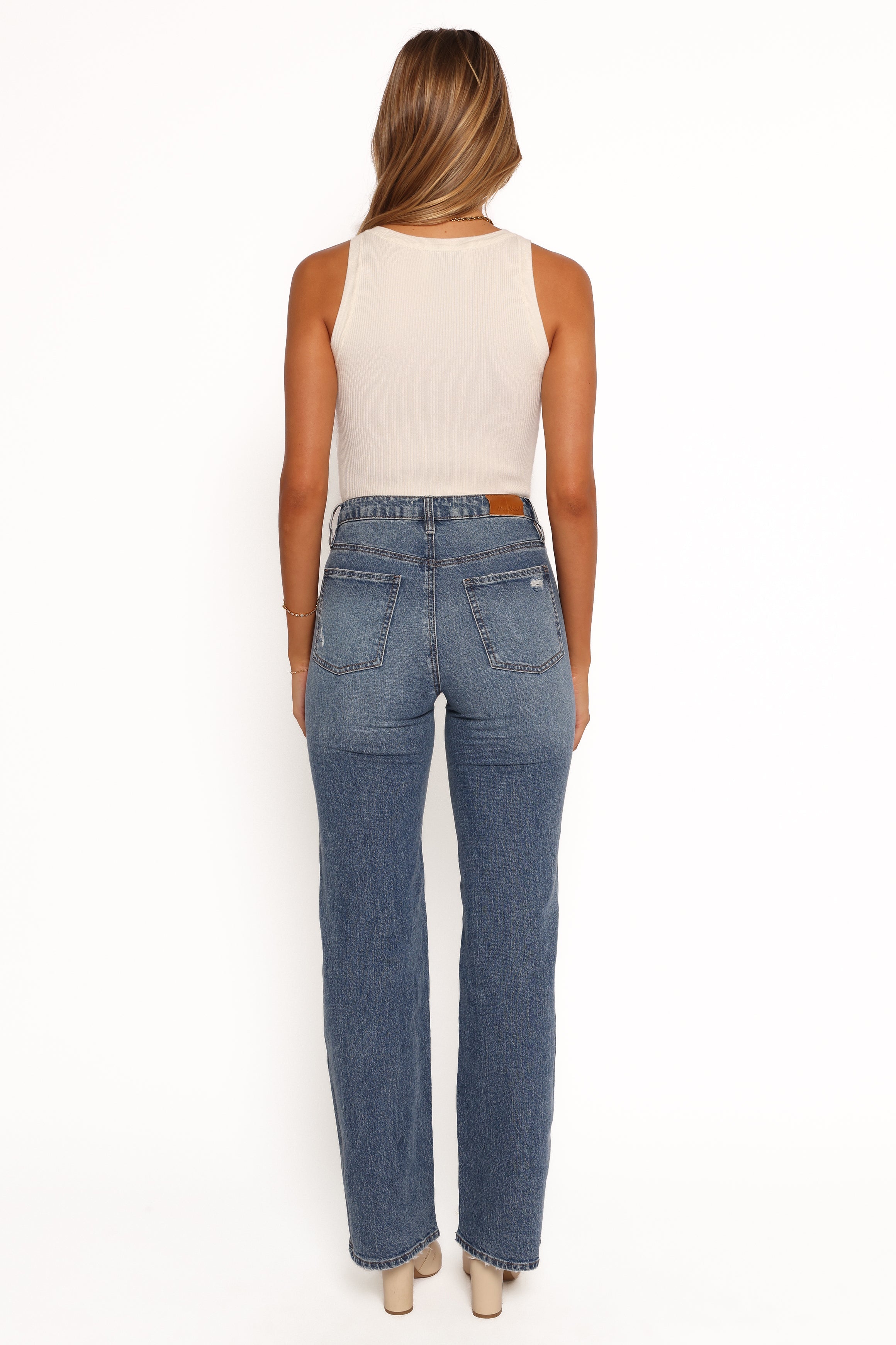 Petal and Pup USA BOTTOMS Jolene Wide Leg Jeans - Reflecting