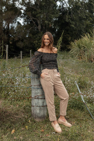 Petal and Pup USA BOTTOMS Jones Cord Pant - Brown (Hold for Rack)