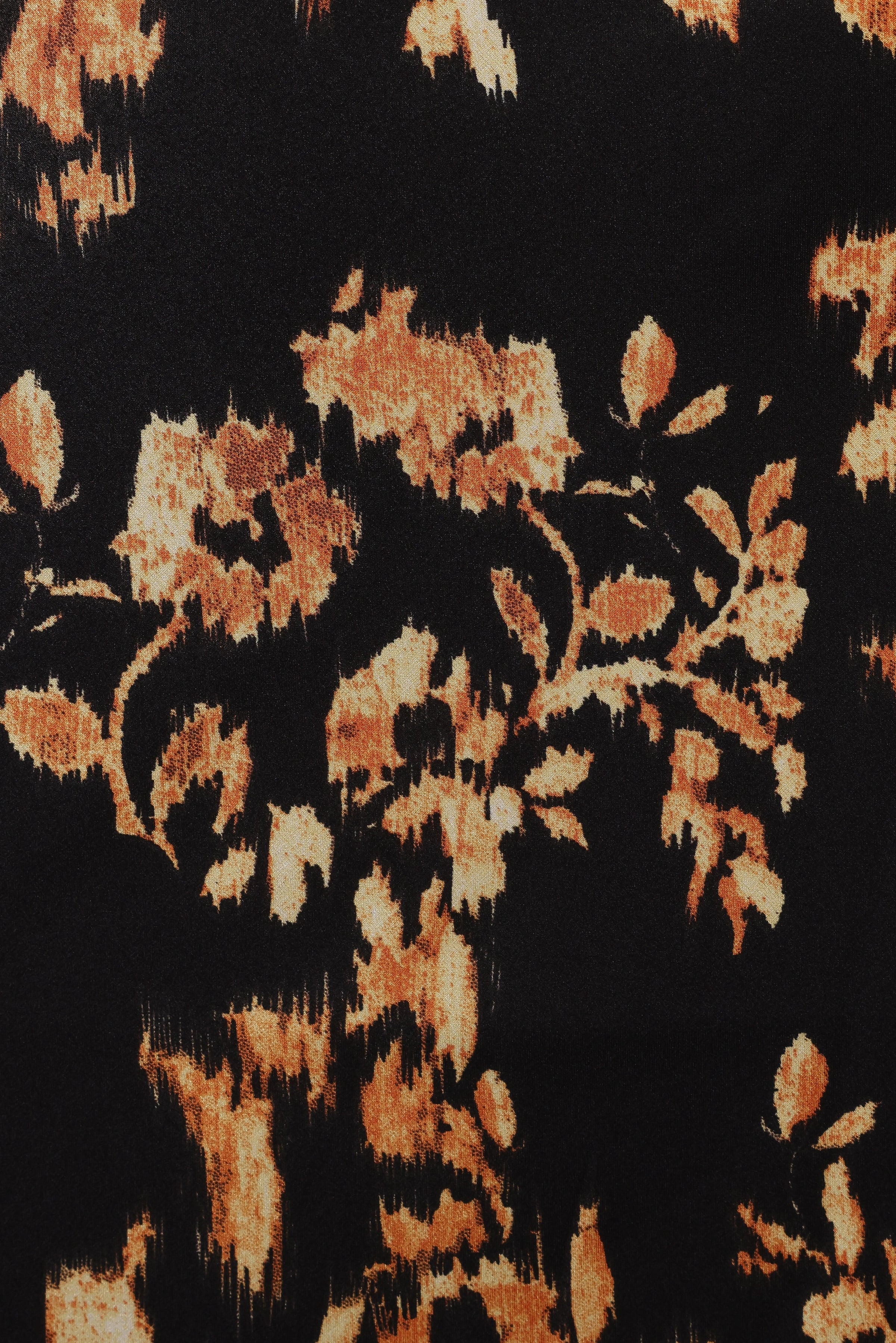 Petal and Pup USA BOTTOMS Kenna Satin Midi Skirt - Midnight Glow