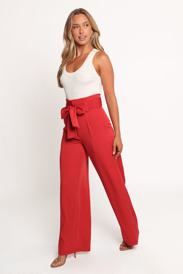 Petal and Pup USA BOTTOMS Kieran Pants - Red