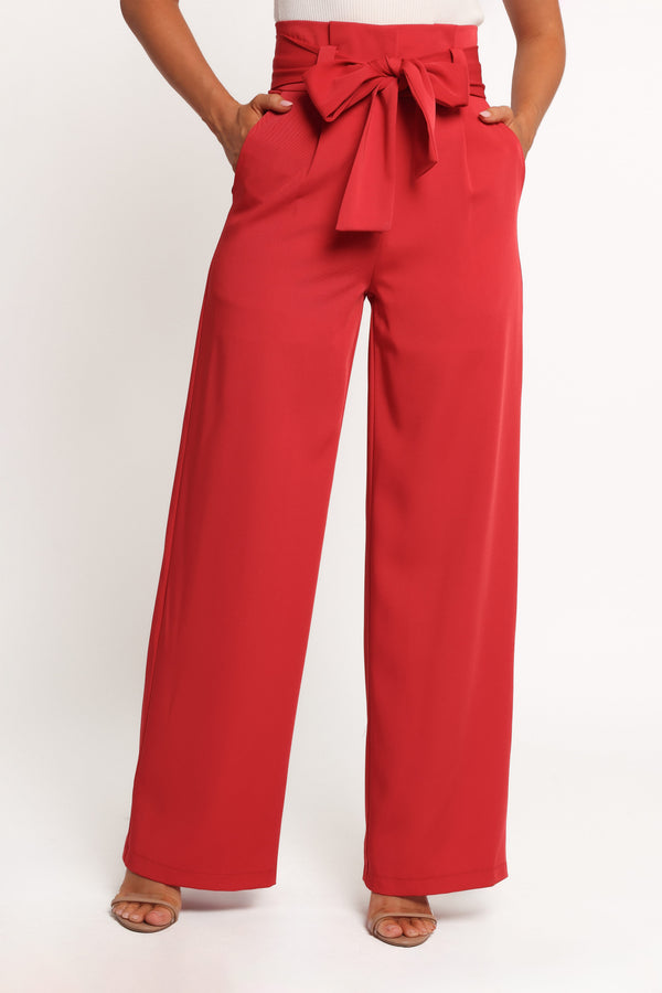 Petal and Pup USA BOTTOMS Kieran Pants - Red