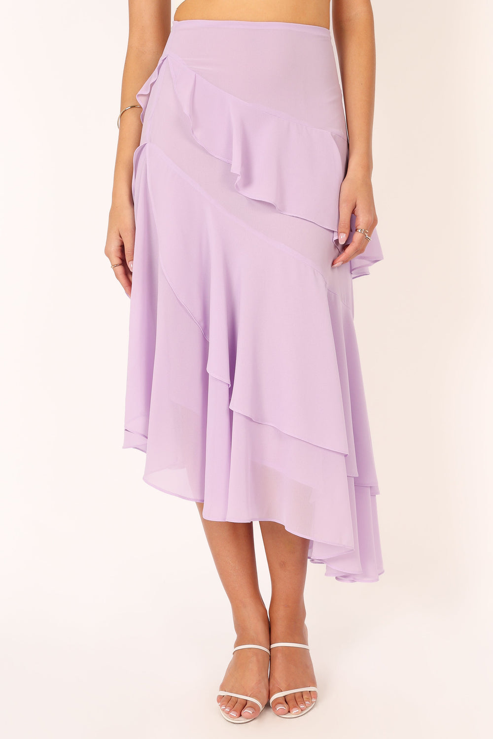 Petal and Pup USA BOTTOMS Kylen Frill Skirt - Lilac