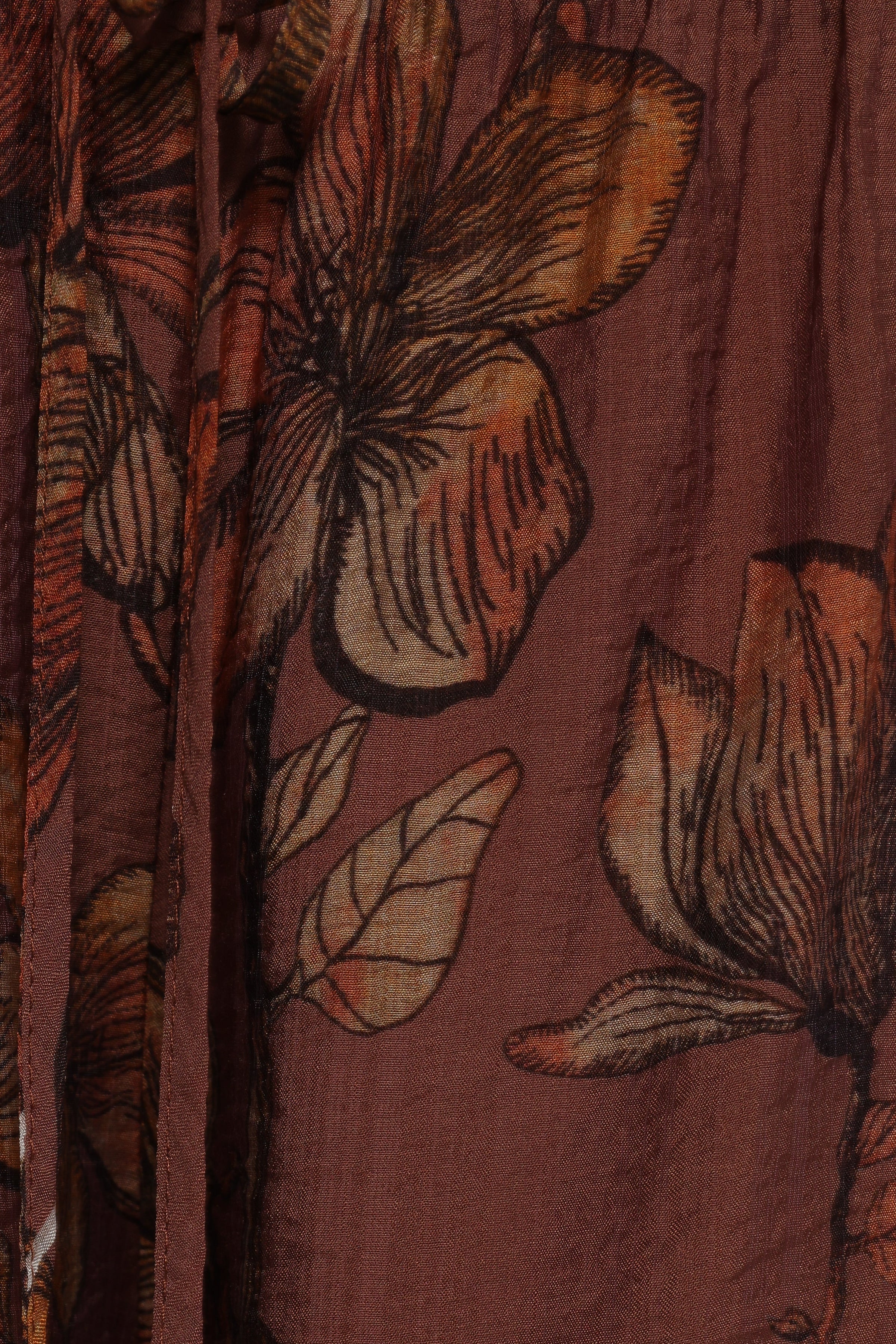 Petal and Pup USA BOTTOMS Larson Pant - Brown Floral