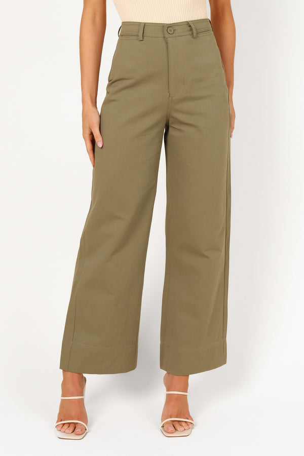 Petal and Pup USA BOTTOMS Lawrence Pant - Olive Green