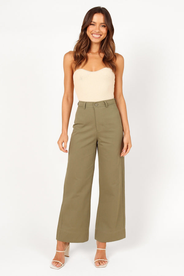 Petal and Pup USA BOTTOMS Lawrence Pant - Olive Green