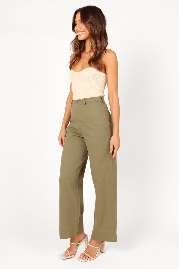 Petal and Pup USA BOTTOMS Lawrence Pant - Olive Green