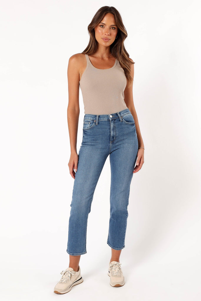 Buy Tied and Wide High Rise Wide Leg Jeans for CAD 109.00