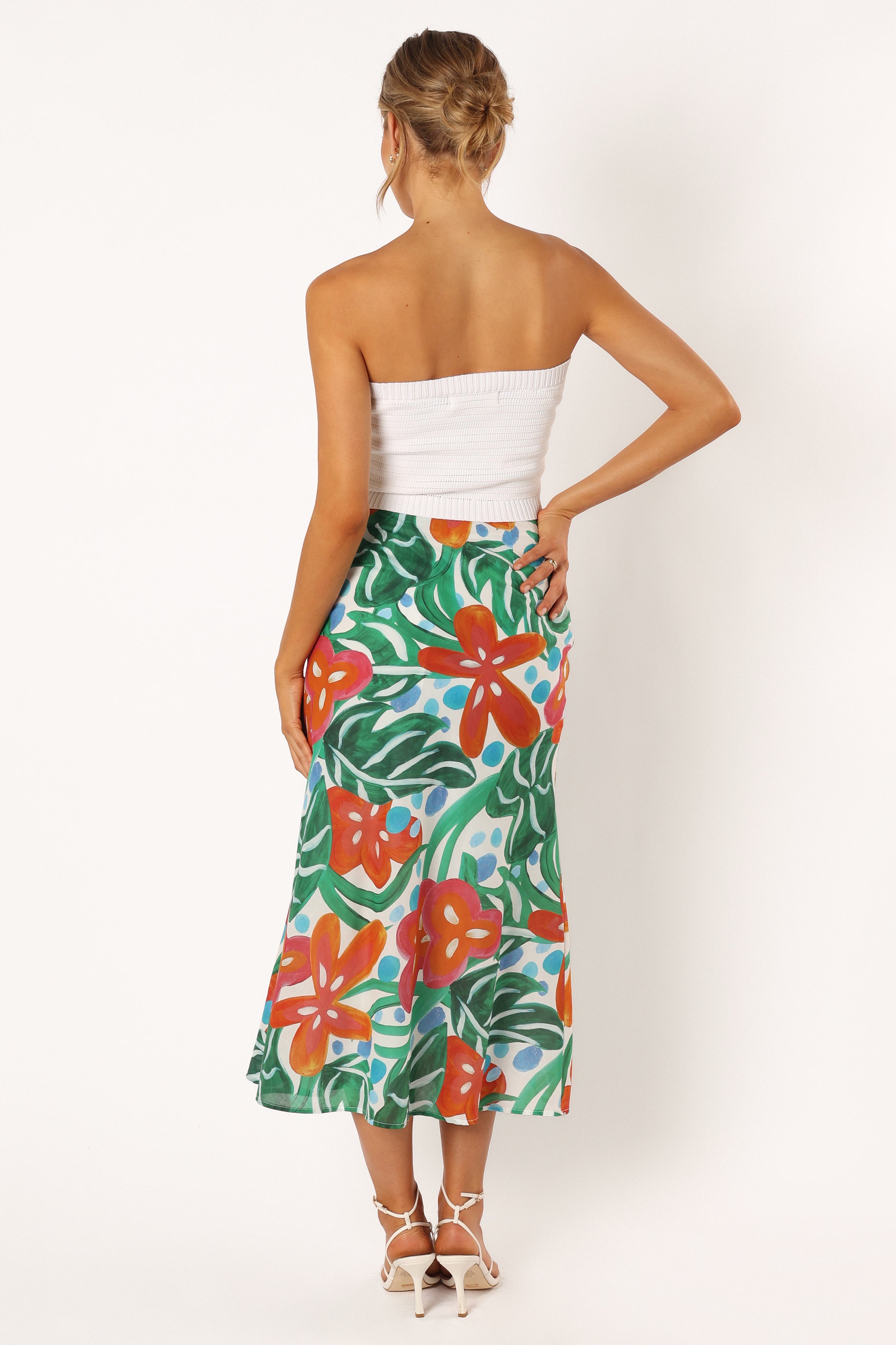 Petal and Pup USA BOTTOMS Lenny Midi Skirt - Kauai